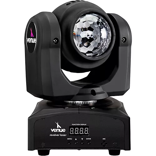 Venue Revolver Laser Dual-Sided Moving Head Effect Light With Laser and Moonflower - musicians--Friend
