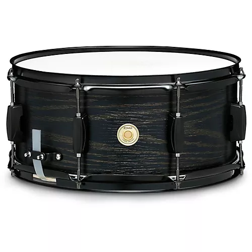 TAMA Woodworks Poplar Snare Drum 14 x 5.5 in. Natural Zebrawood Wrap - musicians--Friend