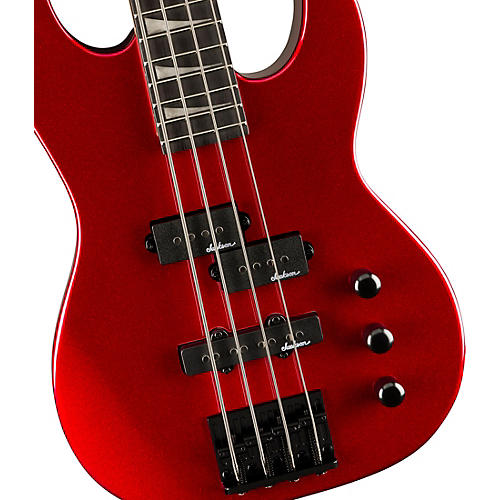 Jackson JS Series Concert Bass Minion JS1X Short-Scale Guitar Metallic Red - musicians--Friend