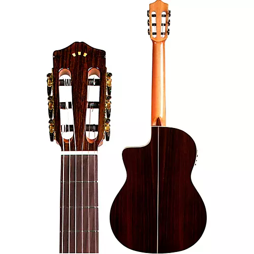 Cordoba GK Studio Negra Flamenco Acoustic-Electric Guitar Wine Red - musicians--Friend