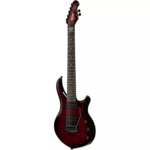 Ernie Ball Music Man John Petrucci BFR Majesty 7 Quilt Top 7-String Electric Guitar Red Nebula - musicians--Friend