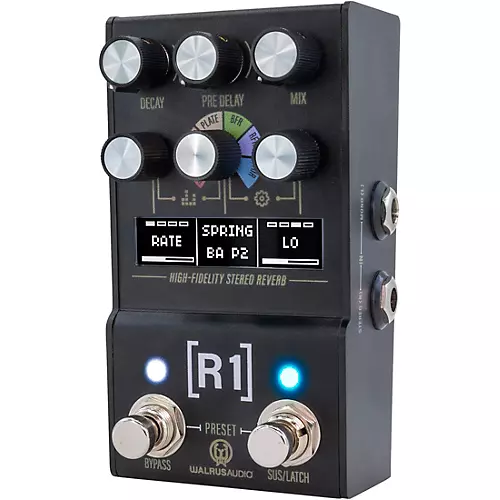 Walrus Audio Mako Series R1 High-Fidelity Reverb MKII Black - musicians--Friend