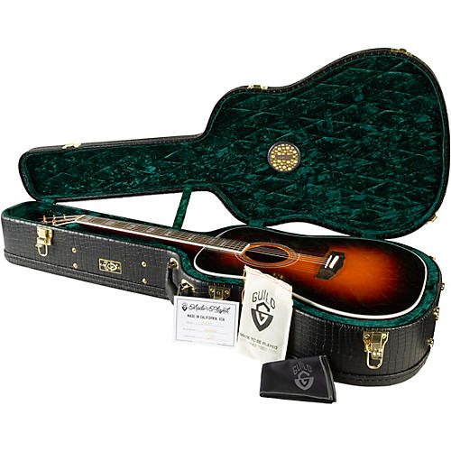 Guild D-55E Acoustic-Electric Guitar Antique Burst - musicians--Friend
