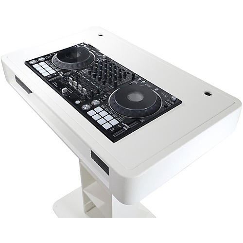 ProX Control Tower DJ Podium Stand Travel Case for Pioneer XDJ-XZ, DDJ-1000 SRT, DDJ-SZ2, and DDJ SX-3 White Finish - musicians--Friend