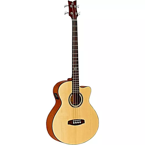 Ortega Deep Series 5 D538-4 Mahogany Acoustic-Electric Bass Open Pore Natural - musicians--Friend