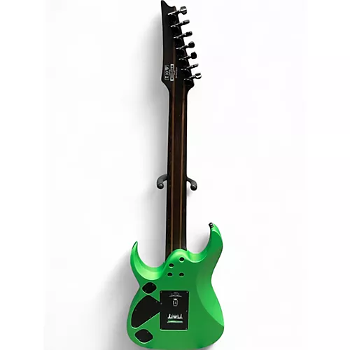 Used Ibanez RGD70ALNB Green Solid Body Electric Guitar Green - musicians--Friend