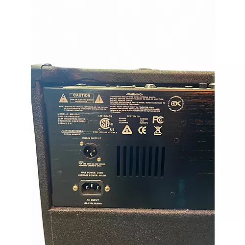 Used Gallien-Krueger MB115-II Ultralight 200W 1x15 Bass Combo Amp - musicians--Friend