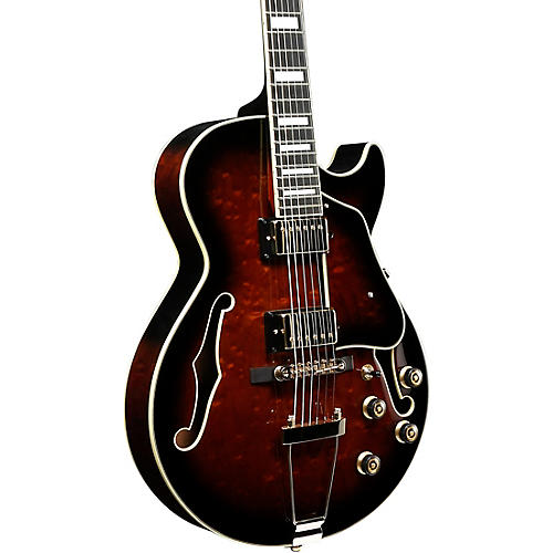 Ibanez Artcore Expressionist AG95QA Electric Guitar Dark Brown Sunburst - musicians--Friend