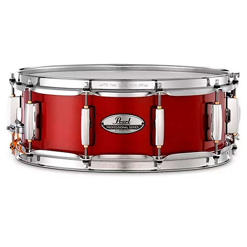 Pearl Professional Series Maple Snare Drum 14 x 6.5 in. Redburst Stripe - musicians--Friend