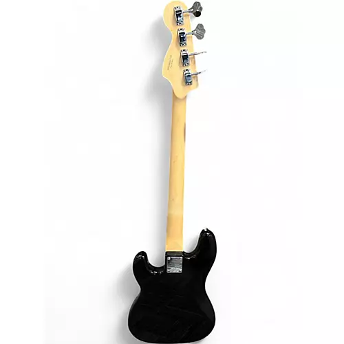 Used Squier Precision Bass Black Electric Bass Guitar Black - musicians--Friend
