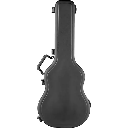 SKB SKB-30 Deluxe Thin-Line Acoustic-Electric and Classical Guitar Case Black - musicians--Friend