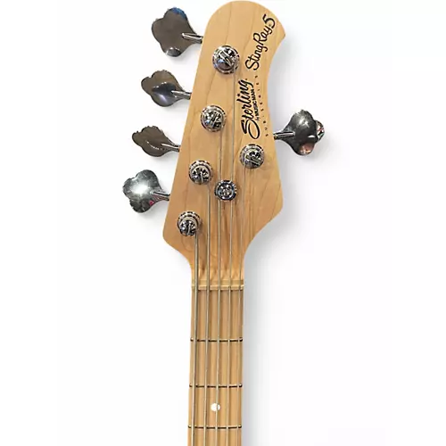 Used Sterling by Music Man Ray5 5 String Black Electric Bass Guitar Black - musicians--Friend