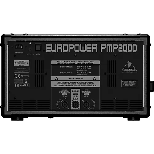 Behringer EUROPOWER PMP2000 Powered Mixer - musicians--Friend