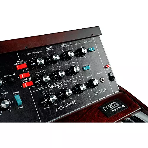 Moog Minimoog Model D Monophonic Analog Synthesizer Dark Cherry - musicians--Friend