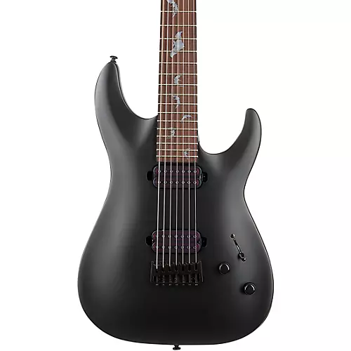 Schecter Guitar Research Damien-7 7-String Electric Guitar Satin Black - musicians--Friend