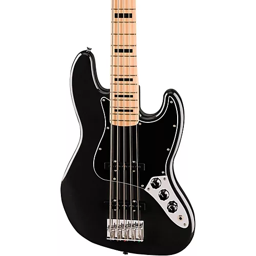 Squier Affinity Series Active Jazz Bass V Black Metallic - musicians--Friend