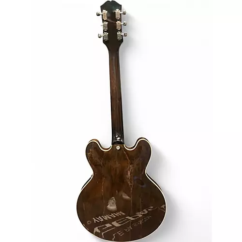 Used Epiphone USA Casino Royal Tan Hollow Body Electric Guitar Royal Tan - musicians--Friend