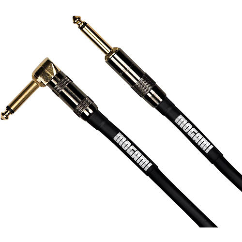 Mogami Platinum Instrument Cable With Right Angle to Straight End Connectors 6 ft. Right Angle to Straight - musicians--Friend