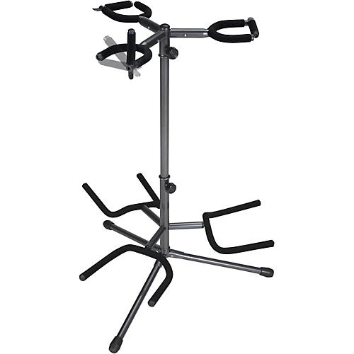Proline HT1053 Securi-T Triple Tripod Guitar Stand With Locking Yoke - musicians--Friend