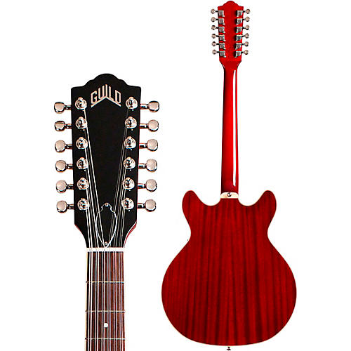 Guild Starfire I-12 12-String Semi-Hollow Electric Guitar Cherry Red - musicians--Friend