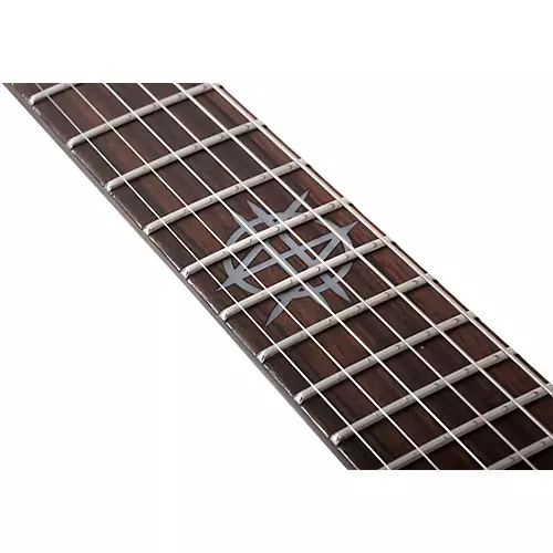 Schecter Guitar Research Synyster Gates Custom- 6 TR-S Headless Left-Handed Electric Guitar Satin Black - musicians--Friend