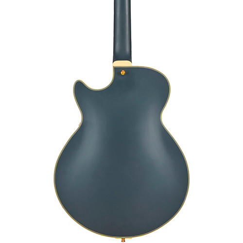 D'Angelico Deluxe Bobby Weir 3 Semi-Hollow Electric Guitar Satin Trans Wine - musicians--Friend