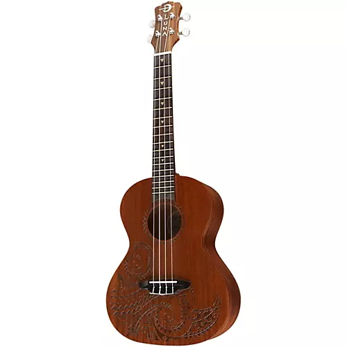 Luna Tattoo Tenor Ukulele Natural Tenor - musicians--Friend