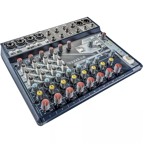Soundcraft Notepad-12FX Small Format 12 Channel Analog Mixing Console w/ USB I/O & Effects - musicians--Friend