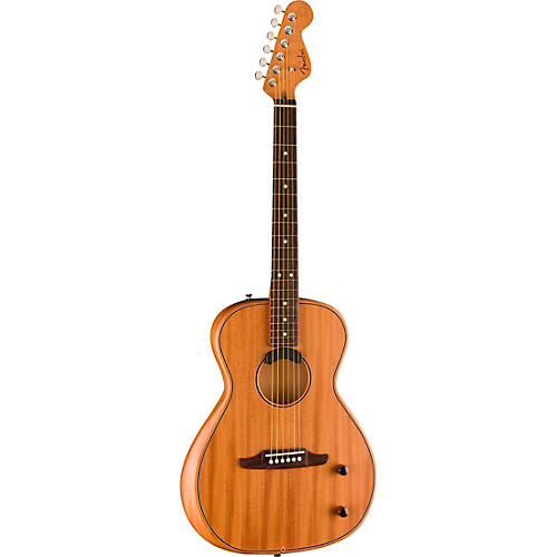 Fender Highway Parlor All-Mahogany Acoustic-Electric Guitar Natural - musicians--Friend