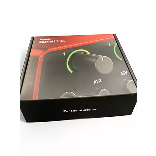 Used 2023 Focusrite scarlett solo 4th gen Audio Interface - musicians--Friend