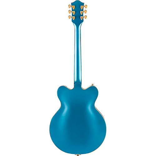 Gretsch Guitars Streamliner Cat-Eye Limited-Edition Center Block Electric Guitar With Bigsby & Gold Hardware Riviera Blue - musicians--Friend