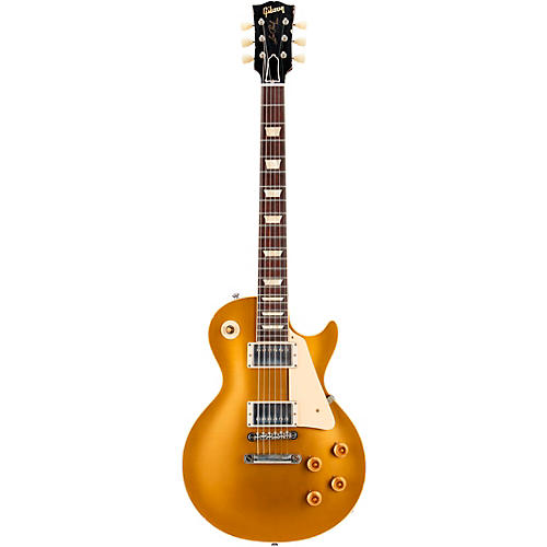Gibson Custom Murphy Lab 1957 Les Paul Goldtop Darkback Reissue Light Aged Electric Guitar Double Gold - musicians--Friend