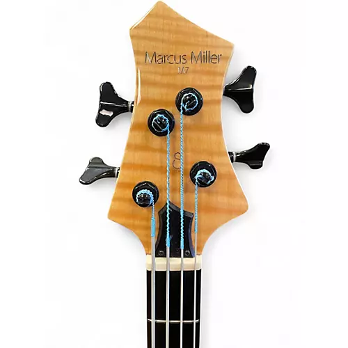 Used Sire Marcus Miller M7 Swamp Ash 5 String Natural Electric Bass Guitar Natural - musicians--Friend