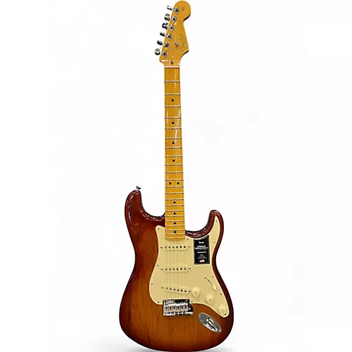 Used 2023 Fender American Professional II Stratocaster Sienna Burst Solid Body Electric Guitar Sienna Burst - musicians--Friend