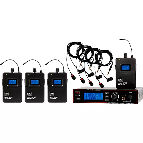 Galaxy Audio AS-1400-4 Wireless In-Ear Monitor Band Pack System Band M - musicians--Friend