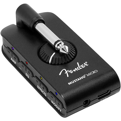 Fender Mustang Micro Guitar Headphone Amp Black - musicians--Friend