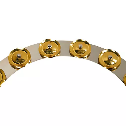 LP Tambo-Ring - Stainless Steel With Brass Jingles 6 in. - musicians--Friend