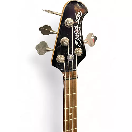 Used Sterling by Music Man SB14 Black Electric Bass Guitar Black - musicians--Friend
