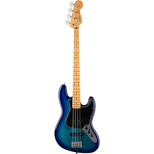 Fender Player II Jazz Bass Plus Top Limited-Edition Bass Guitar Blue Burst - musicians--Friend