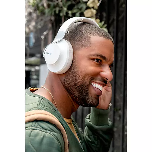 Open-Box Shure AONIC 40 Wireless Noise Cancelling Headphones Condition 1 - Mint White - musicians--Friend