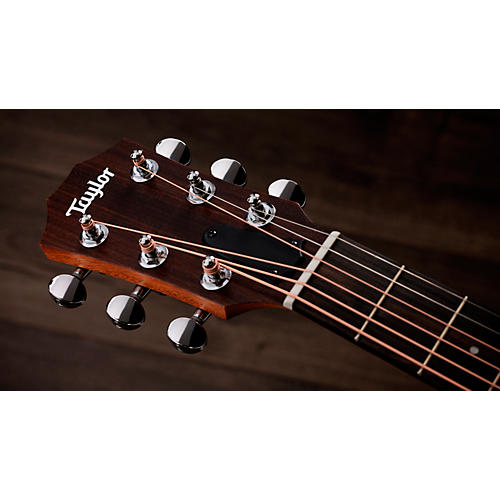Taylor GS Mini-e Special-Edition Acoustic-Electric Guitar Transparent White - musicians--Friend