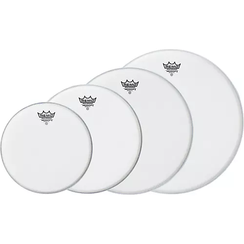 Remo Ambassador X New Fusion Drumhead Pack, Buy 3 Get a Free 14 Inch Head - musicians--Friend
