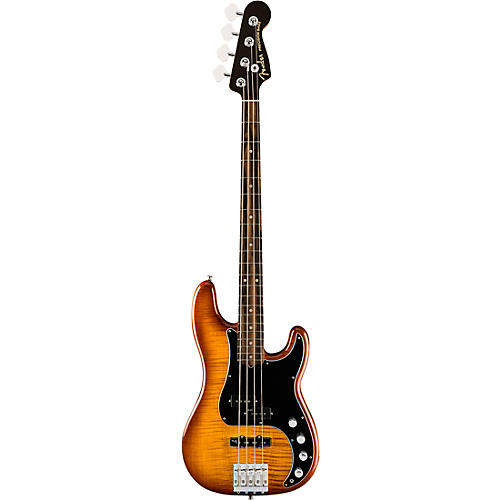 Fender Limited-Edition American Ultra Precision Bass Guitar Tiger's Eye - musicians--Friend