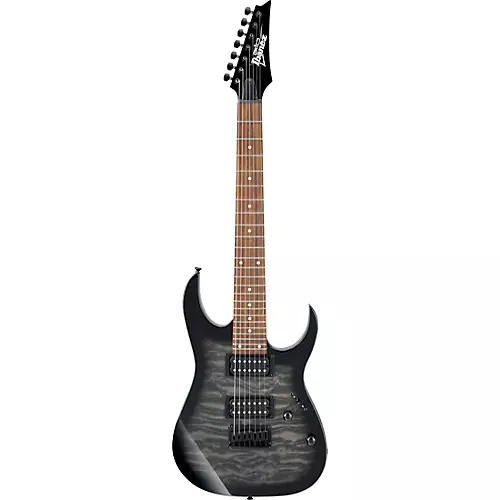 Ibanez GRG7221QA 7-String Electric Guitar Transparent Blue Burst - musicians--Friend