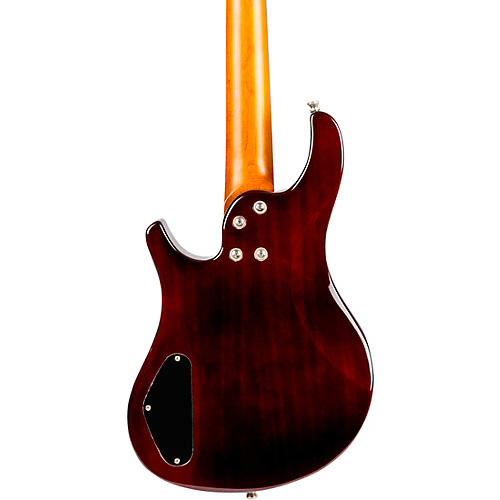 Flight Mini Bass TBL Electric Bass Guitar Transparent Blue - musicians--Friend