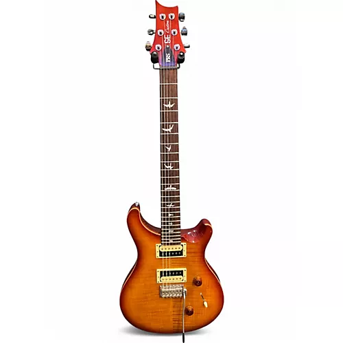 Used PRS SE Custom 24 Tobacco Sunburst Solid Body Electric Guitar Tobacco Sunburst - musicians--Friend