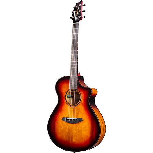 Breedlove Pursuit Exotic S CE Concert Acoustic-Electric Guitar Blackberry - musicians--Friend