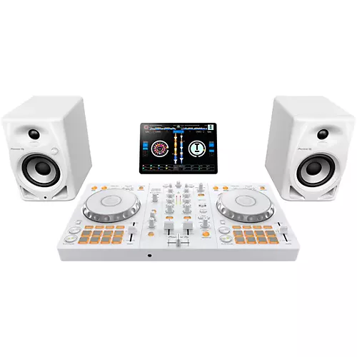Pioneer DJ DDJ-FLX4-W 2-Channel DJ Controller for rekordbox and Serato White - musicians--Friend