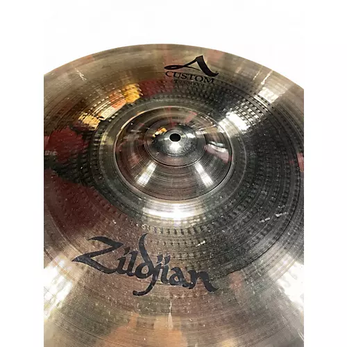 Used Zildjian 20in A Custom Medium Ride Cymbal 40 - musicians--Friend