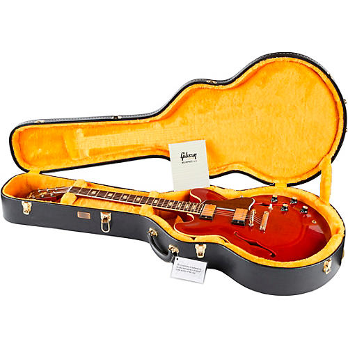 Gibson Custom Murphy Lab 1964 ES-335 Reissue Ultra Light Aged Semi-Hollow Electric Guitar Cherry - musicians--Friend